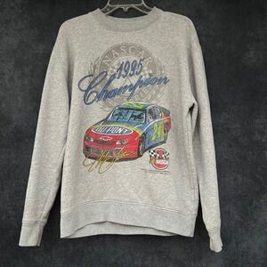 Hollister NASCAR Racing 1995 Champion Jeff Gordon Sweatshirt Gray Mens M‎